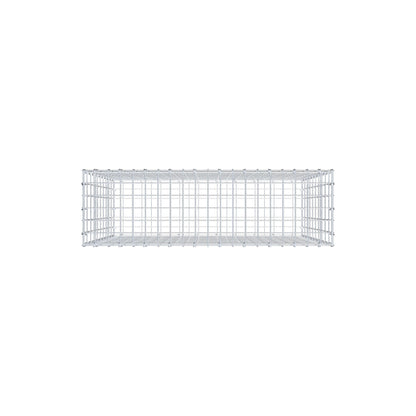 Gabion 100 cm x 100 cm x 30 cm (L x H x D), mesh size 5 cm x 10 cm, C-ring