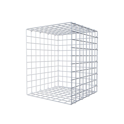 Monteret gabion type 2 50 cm x 40 cm x 40 cm (L x H x D), maskestørrelse 5 cm x 5 cm, C-ring