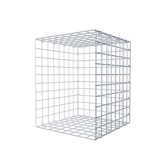 Monteret gabion type 2 50 cm x 40 cm x 40 cm (L x H x D), maskestørrelse 5 cm x 5 cm, C-ring