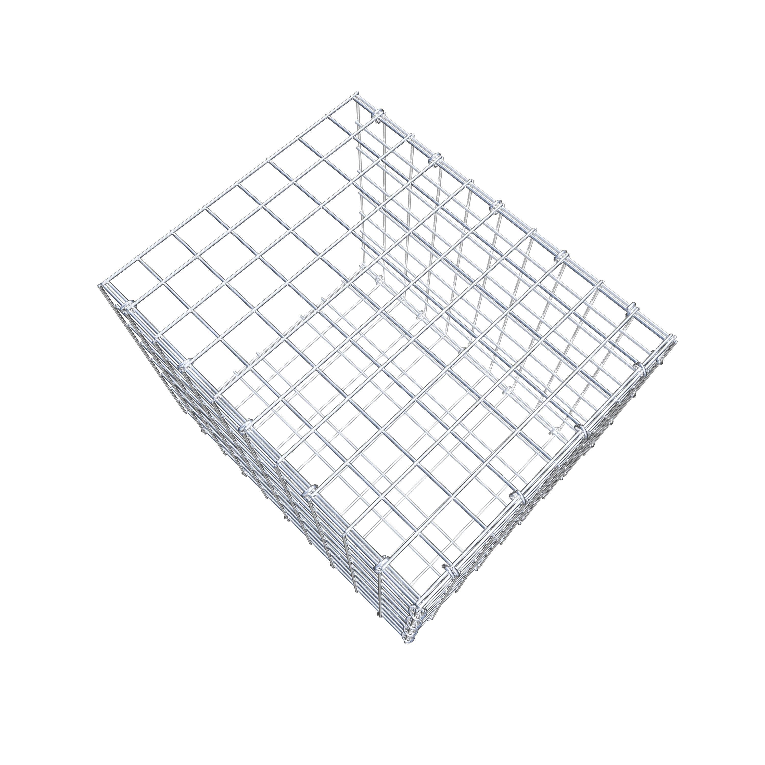 Pila adicional tipo 2 50 cm x 40 cm x 40 cm (L x A x P), malla 5 cm x 5 cm, anillo en C