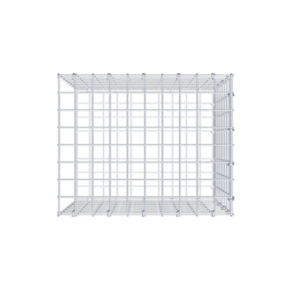Monteret gabion type 2 50 cm x 40 cm x 40 cm (L x H x D), maskestørrelse 5 cm x 5 cm, C-ring