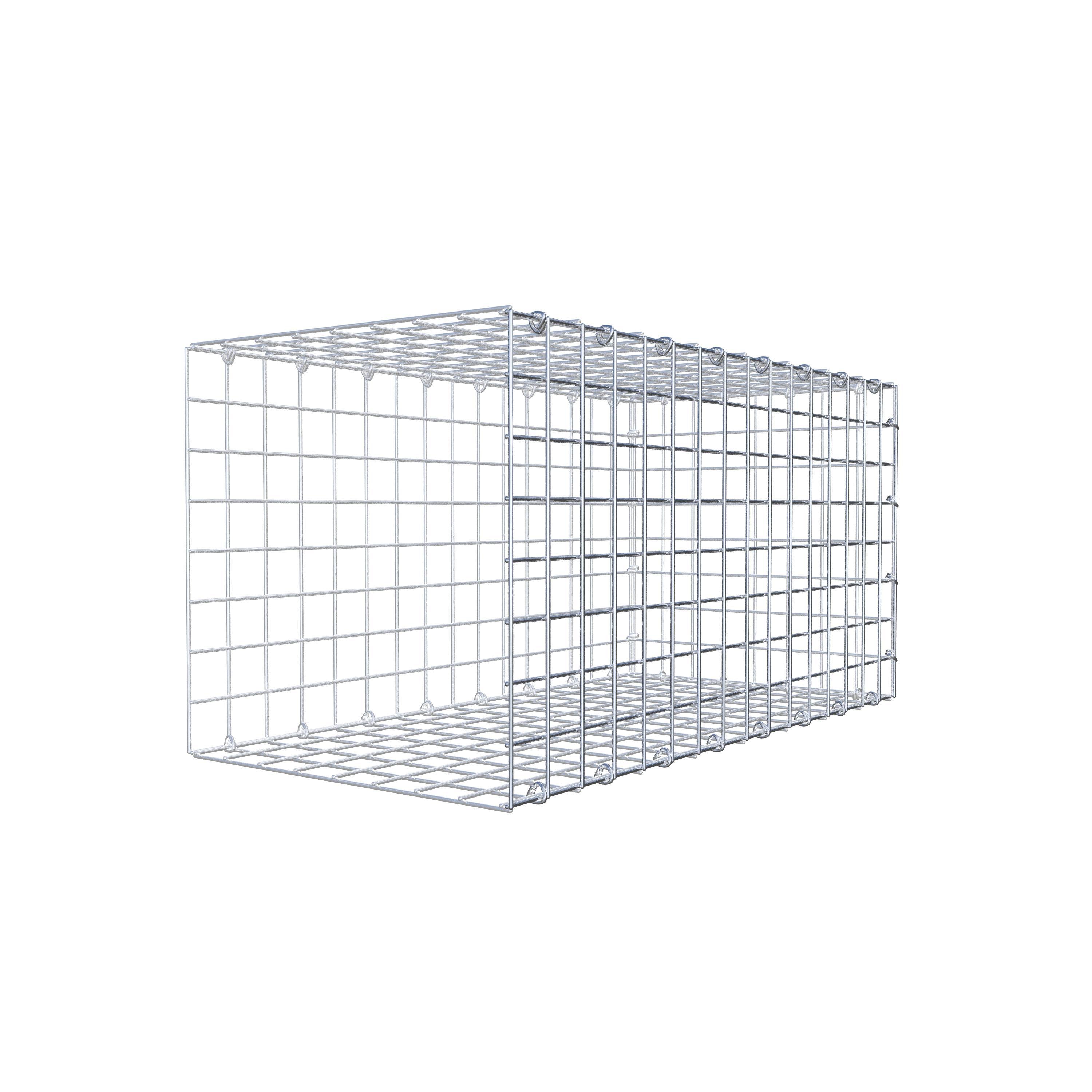 Monteret gabion type 2 80 cm x 40 cm x 40 cm (L x H x D), maskestørrelse 5 cm x 5 cm, C-ring