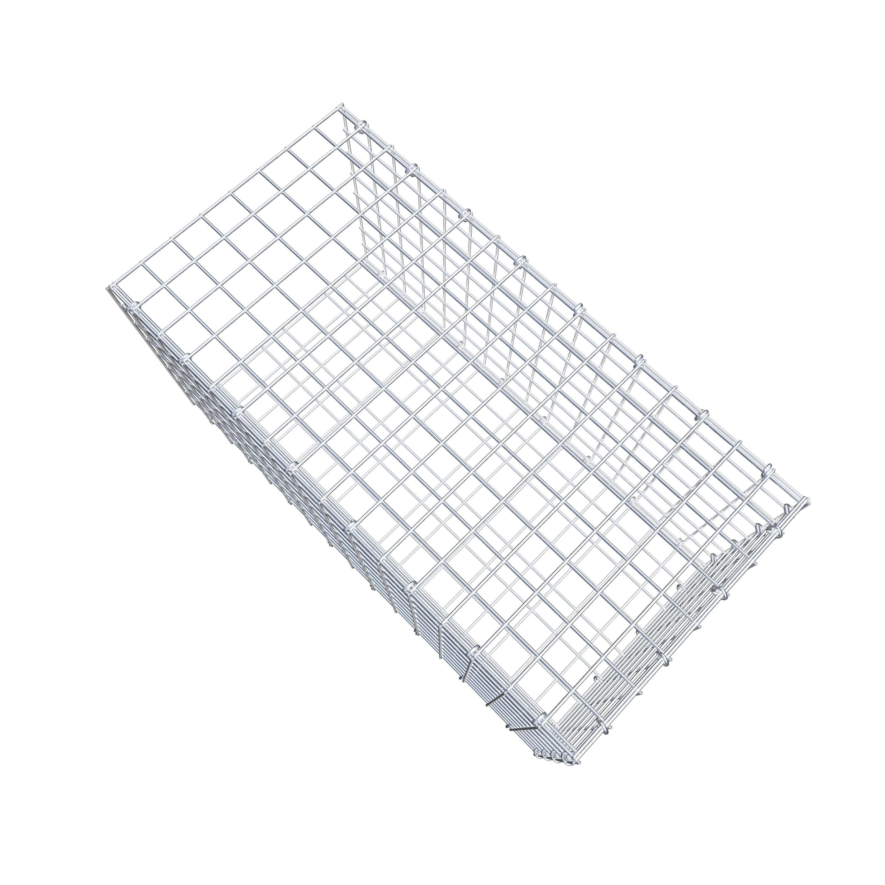 Tilläggspåle typ 2 80 cm x 40 cm x 40 cm (L x H x D), maskstorlek 5 cm x 5 cm, C-ring