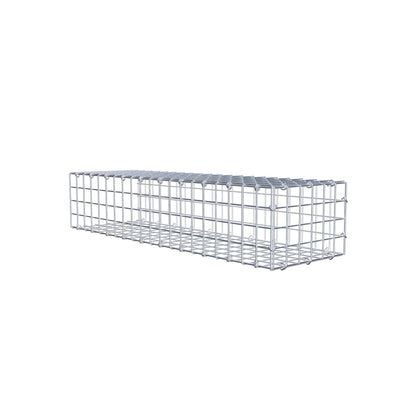 Extra gabion typ 2 100 cm x 20 cm x 30 cm (L x H x D), maskstorlek 5 cm x 5 cm, C-ring