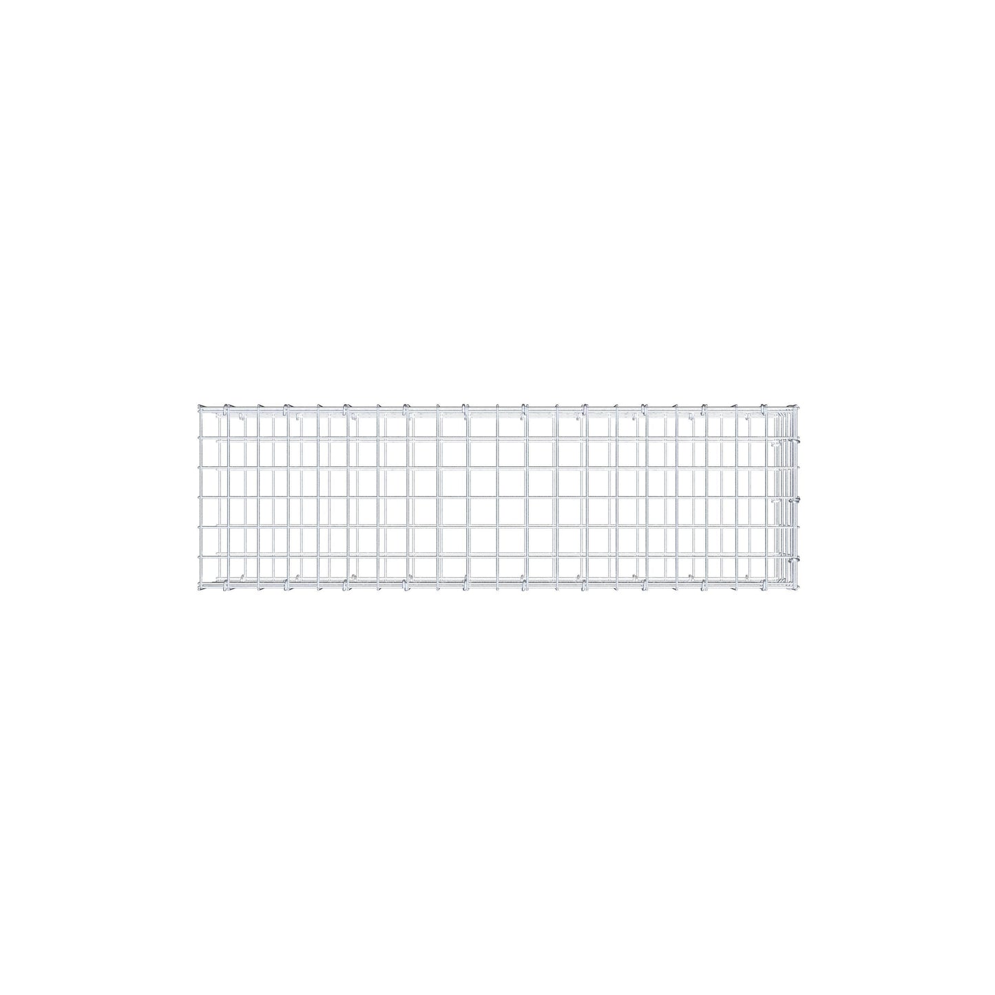 Extra gabion typ 2 100 cm x 20 cm x 30 cm (L x H x D), maskstorlek 5 cm x 5 cm, C-ring