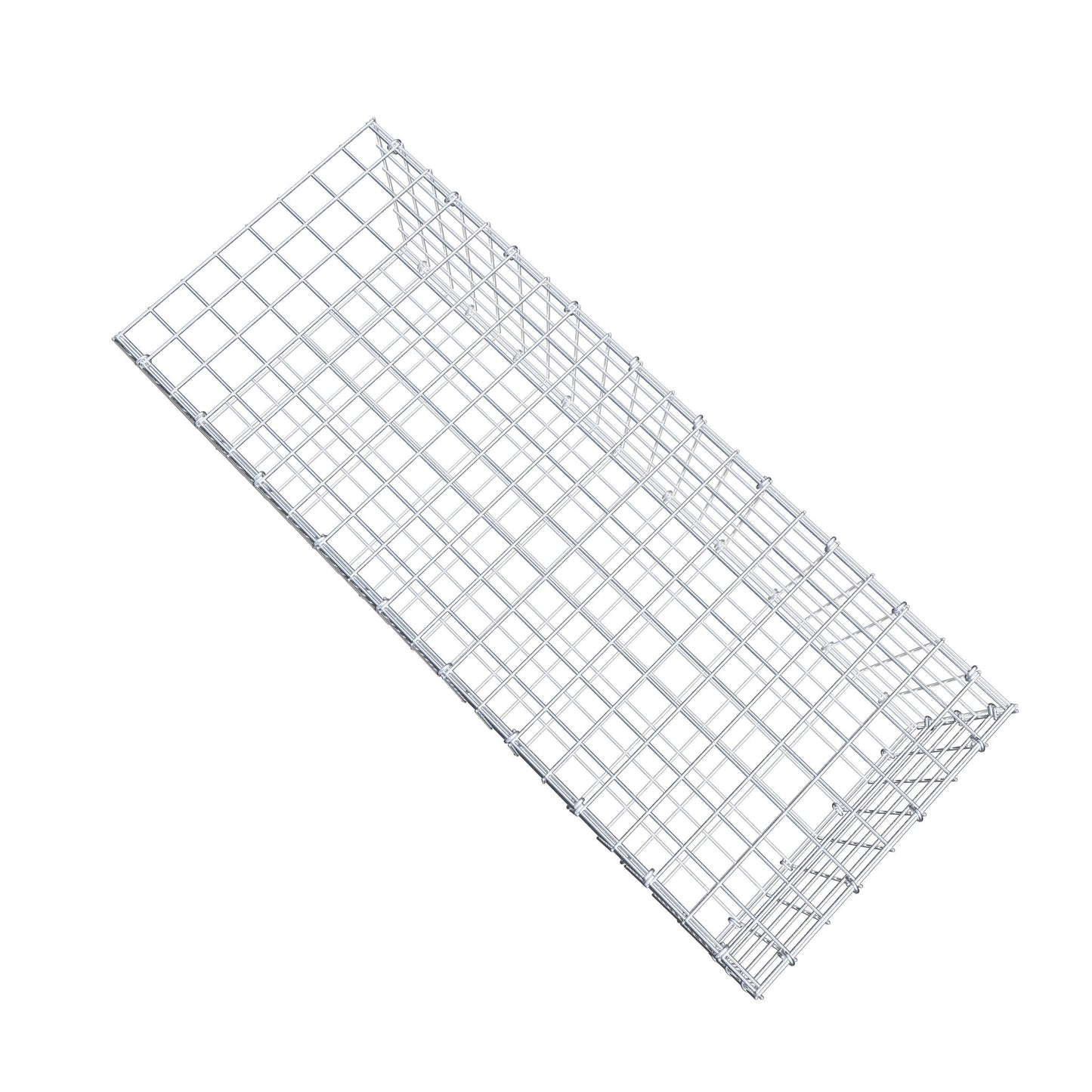 Mounted gabion type 2 100 cm x 30 cm x 40 cm (L x H x D), mesh size 5 cm x 5 cm, C-ring