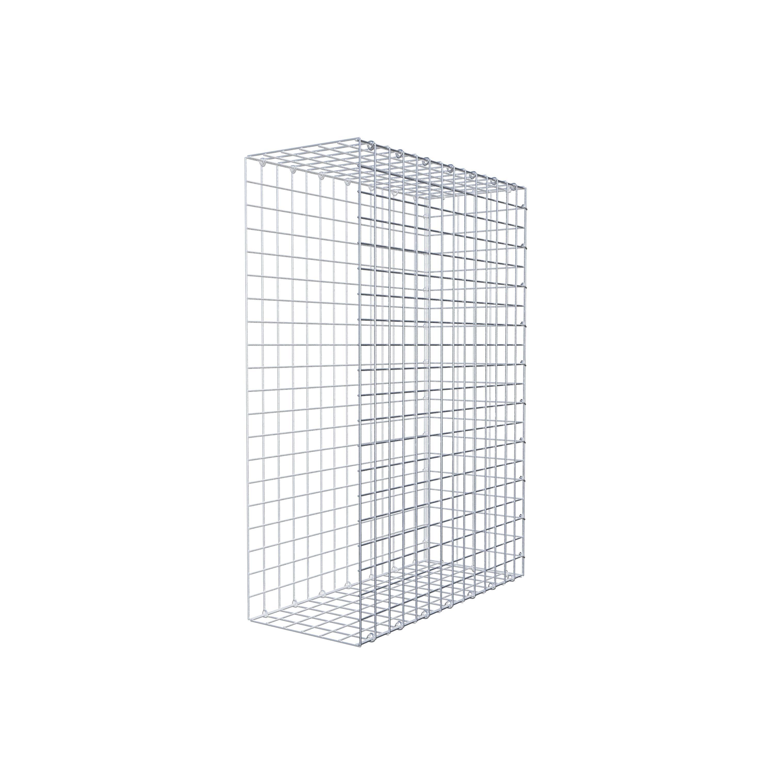 Type 2 oplegkorf 100 cm x 70 cm x 30 cm (L x H x D), maaswijdte 5 cm x 5 cm, C-ring