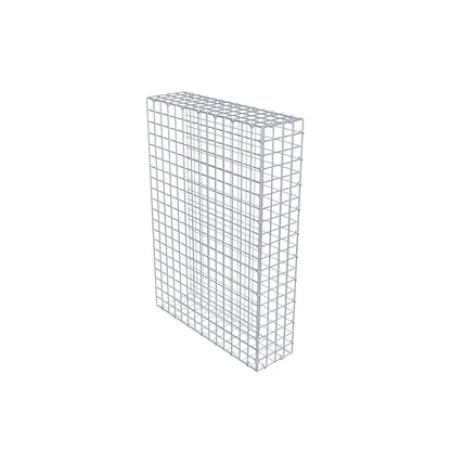 Typ 2 påbyggnadsgabion 100 cm x 70 cm x 20 cm (L x H x D), maskstorlek 5 cm x 5 cm, C-ring