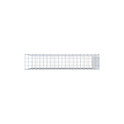 Typ 2 påbyggnadsgabion 100 cm x 70 cm x 20 cm (L x H x D), maskstorlek 5 cm x 5 cm, C-ring