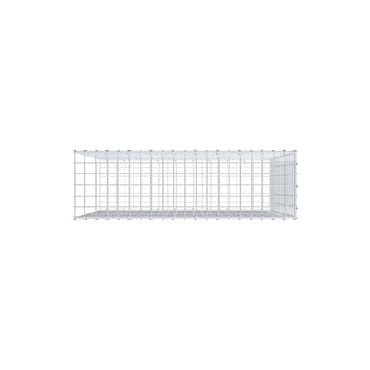 Mounted gabion type 2 100 cm x 90 cm x 30 cm (L x H x D), mesh size 5 cm x 5 cm, C-ring