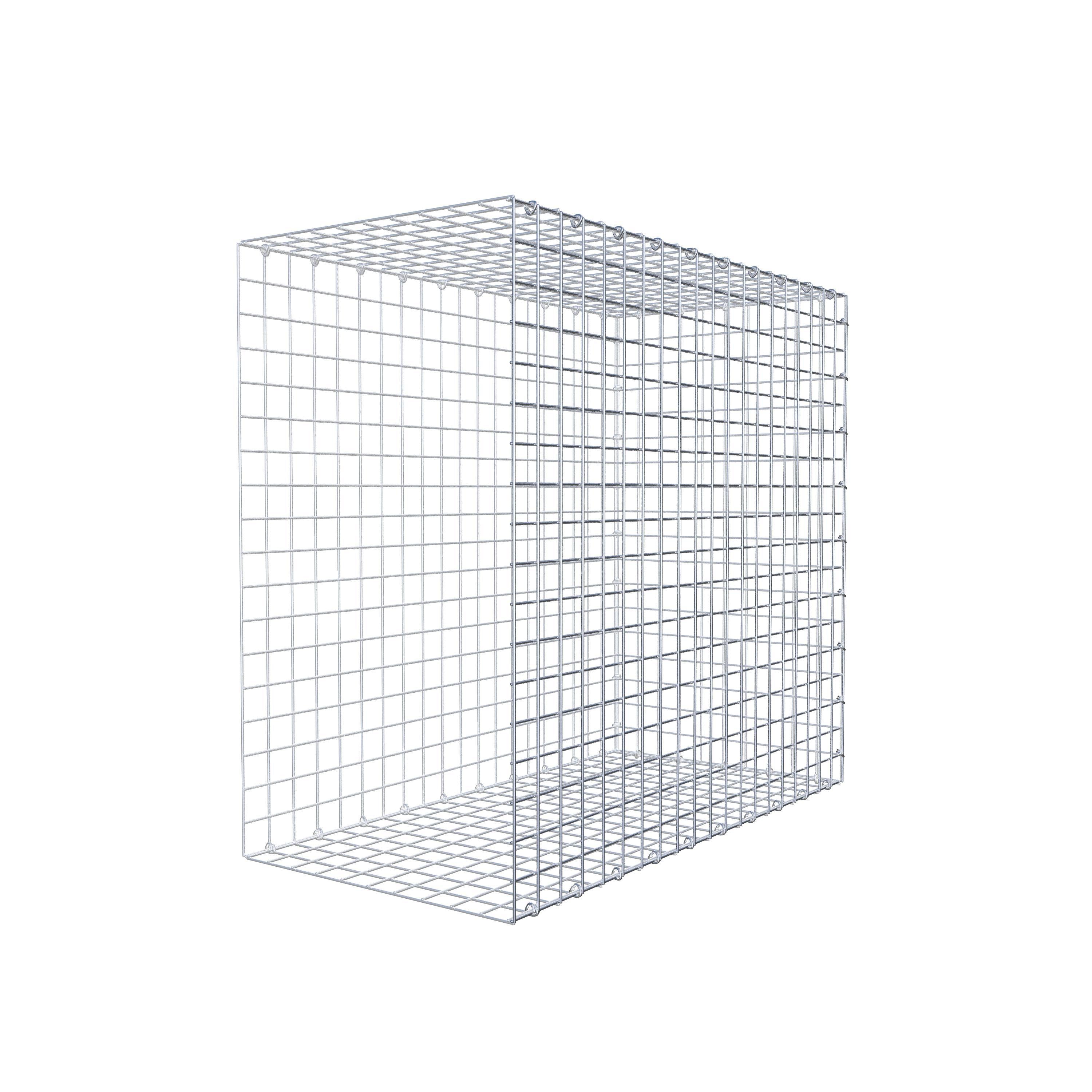 Mounted gabion type 2 100 cm x 90 cm x 50 cm (L x H x D), mesh size 5 cm x 5 cm, C-ring