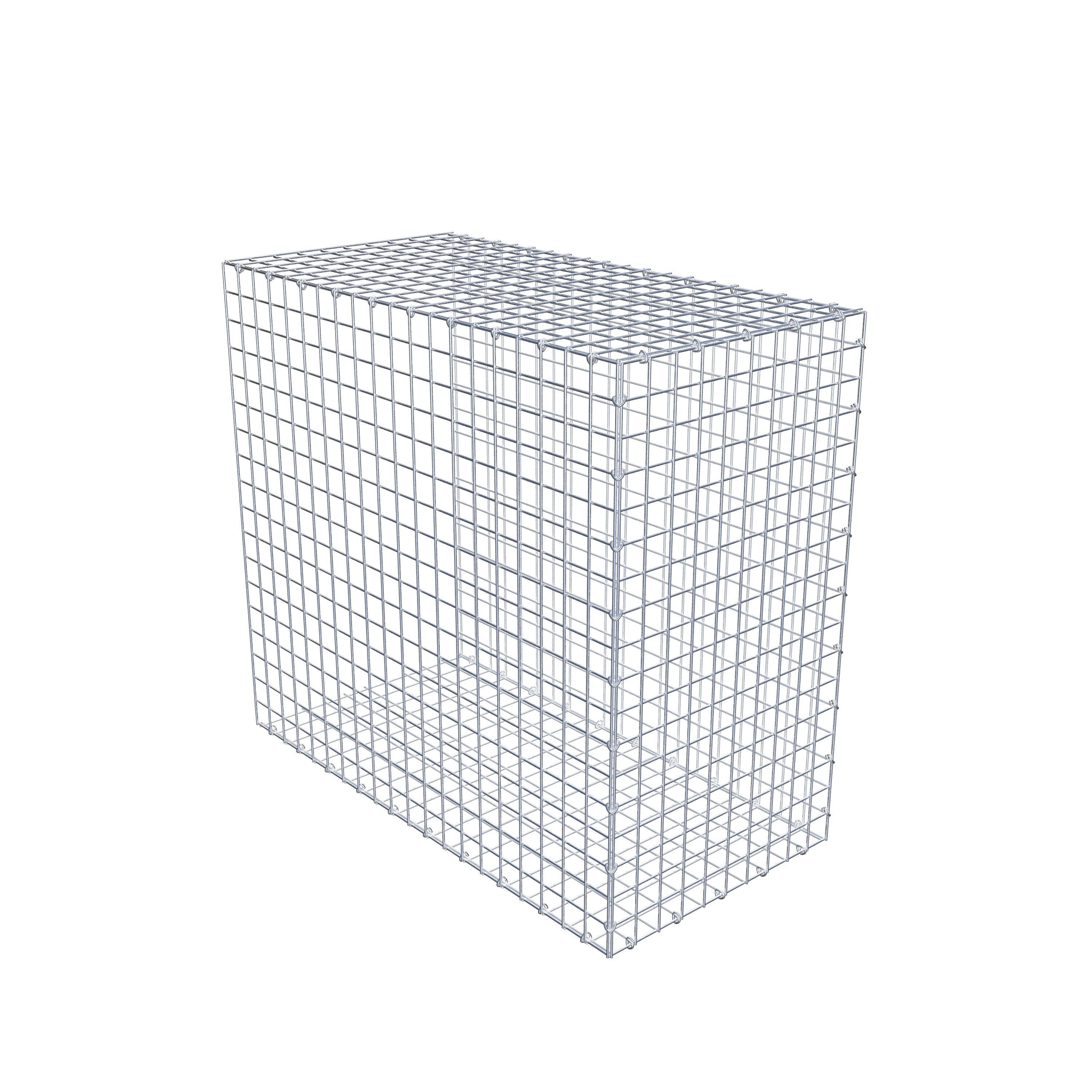 Mounted gabion type 2 100 cm x 90 cm x 50 cm (L x H x D), mesh size 5 cm x 5 cm, C-ring