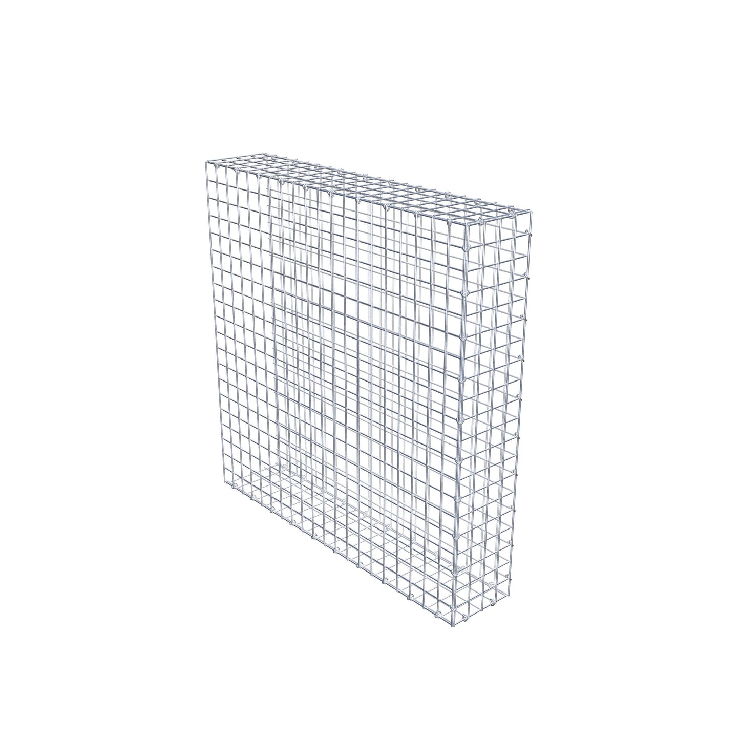 Extra gabion typ 2 100 cm x 100 cm x 20 cm (L x H x D), maskstorlek 5 cm x 5 cm, C-ring