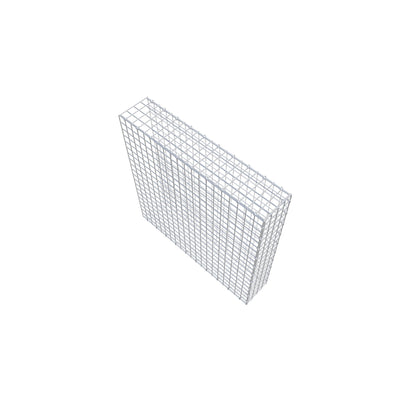Extra gabion typ 2 100 cm x 100 cm x 20 cm (L x H x D), maskstorlek 5 cm x 5 cm, C-ring