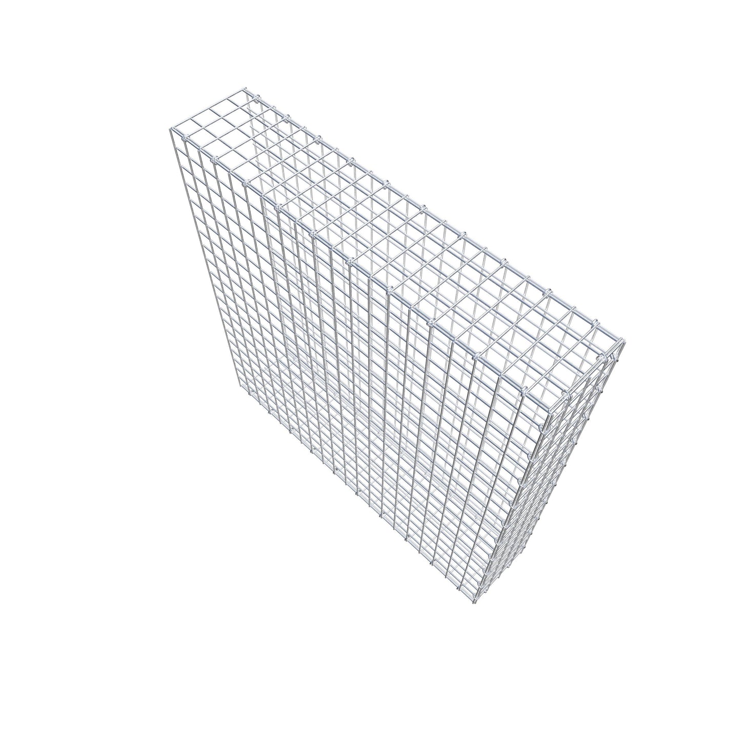Extra gabion typ 2 100 cm x 100 cm x 20 cm (L x H x D), maskstorlek 5 cm x 5 cm, C-ring