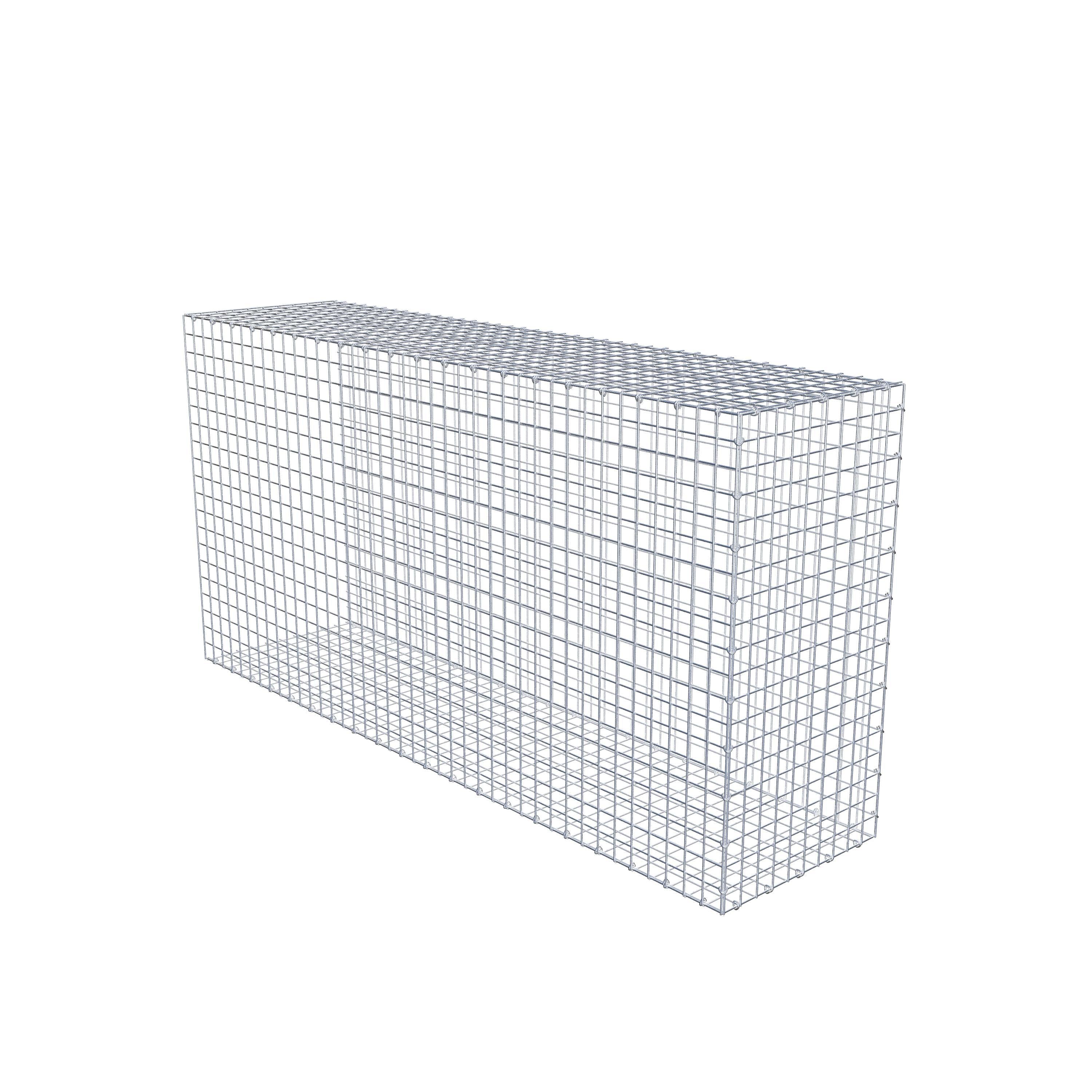 Mounted gabion type 2 200 cm x 100 cm x 50 cm (L x H x D), mesh size 5 cm x 5 cm, C-ring