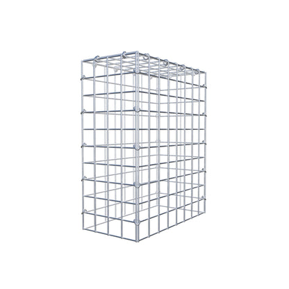 Anbaugabione Typ 3 50 cm x 40 cm x 20 cm (L x H x T), Maschenweite 5 cm x 5 cm, C-Ring