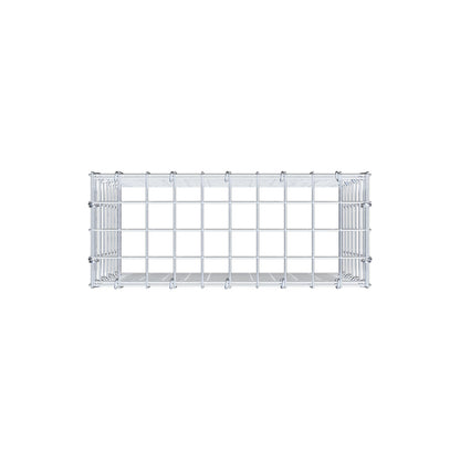 Anbaugabione Typ 3 50 cm x 40 cm x 20 cm (L x H x T), Maschenweite 5 cm x 5 cm, C-Ring