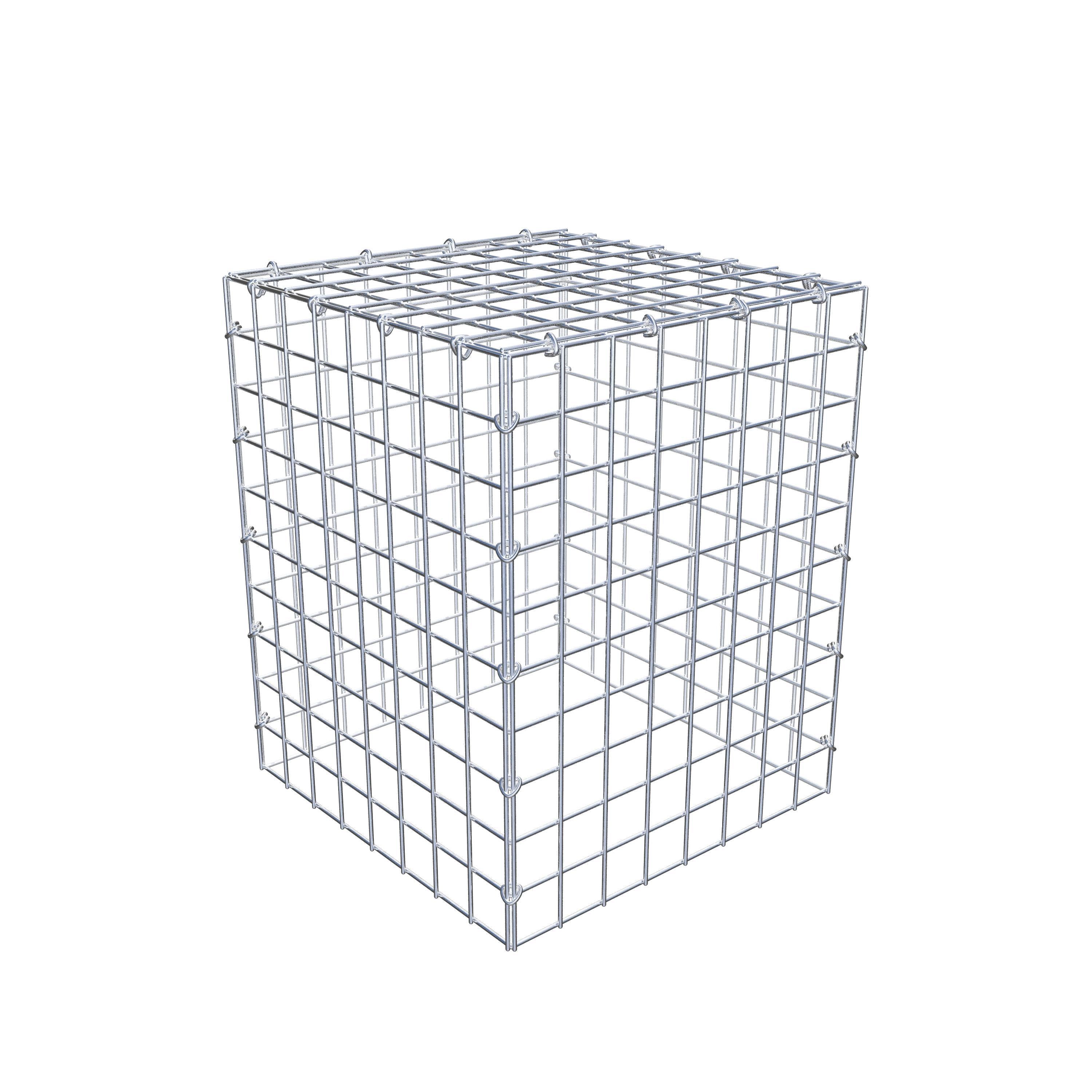 Mounted gabion type 3 50 cm x 40 cm x 40 cm (L x H x D), mesh size 5 cm x 5 cm, C-ring