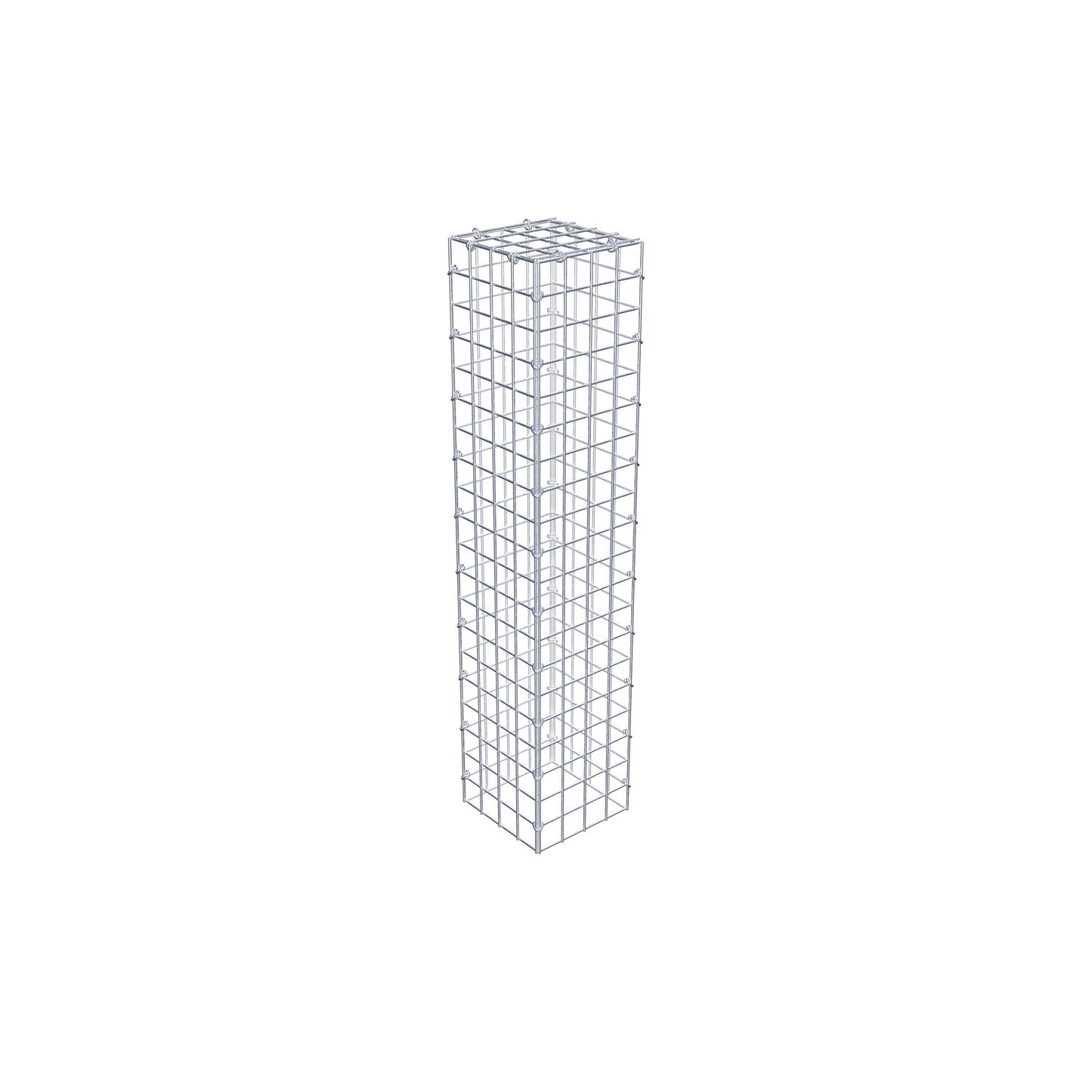 Monteret gabion type 3 100 cm x 20 cm x 20 cm (L x H x D), maskestørrelse 5 cm x 5 cm, C-ring