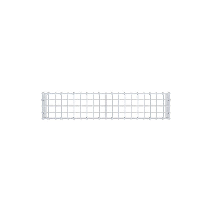 Monteret gabion type 3 100 cm x 20 cm x 20 cm (L x H x D), maskestørrelse 5 cm x 5 cm, C-ring