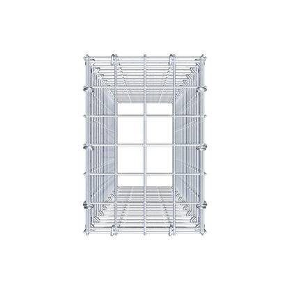 Type 3 oplegkorf 100 cm x 20 cm x 30 cm (L x H x D), maaswijdte 5 cm x 5 cm, C-ring