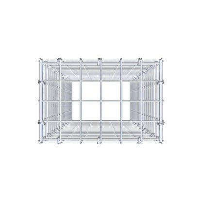 Gabbione aggiuntivo tipo 3 100 cm x 30 cm x 20 cm (L x A x P), maglia 5 cm x 5 cm, anello a C