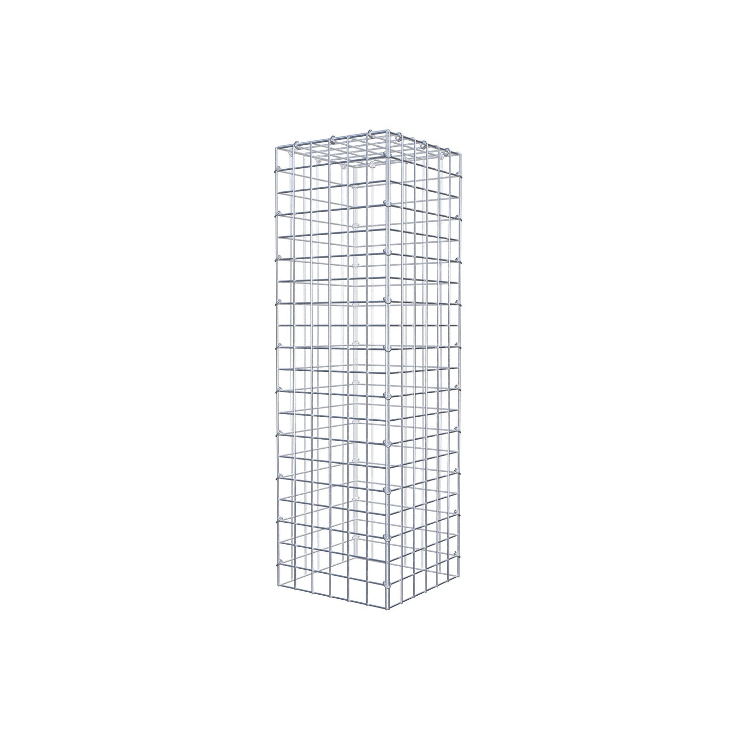 Monteret gabion type 3 100 cm x 30 cm x 30 cm (L x H x D), maskestørrelse 5 cm x 5 cm, C-ring