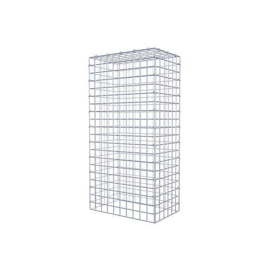 Monteret gabion type 3 100 cm x 30 cm x 50 cm (L x H x D), maskestørrelse 5 cm x 5 cm, C-ring