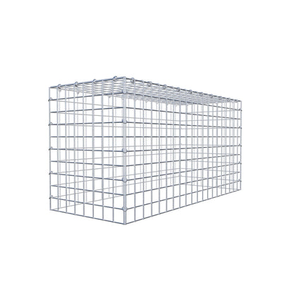 Mounted gabion type 3 100 cm x 50 cm x 40 cm (L x H x D), mesh size 5 cm x 5 cm, C-ring