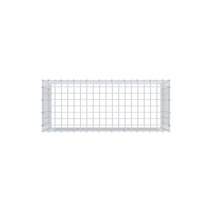 Mounted gabion type 3 100 cm x 50 cm x 40 cm (L x H x D), mesh size 5 cm x 5 cm, C-ring