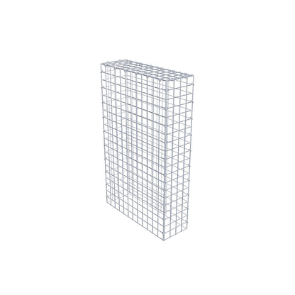 Extra gabion typ 3 100 cm x 60 cm x 20 cm (L x H x D), maskstorlek 5 cm x 5 cm, C-ring