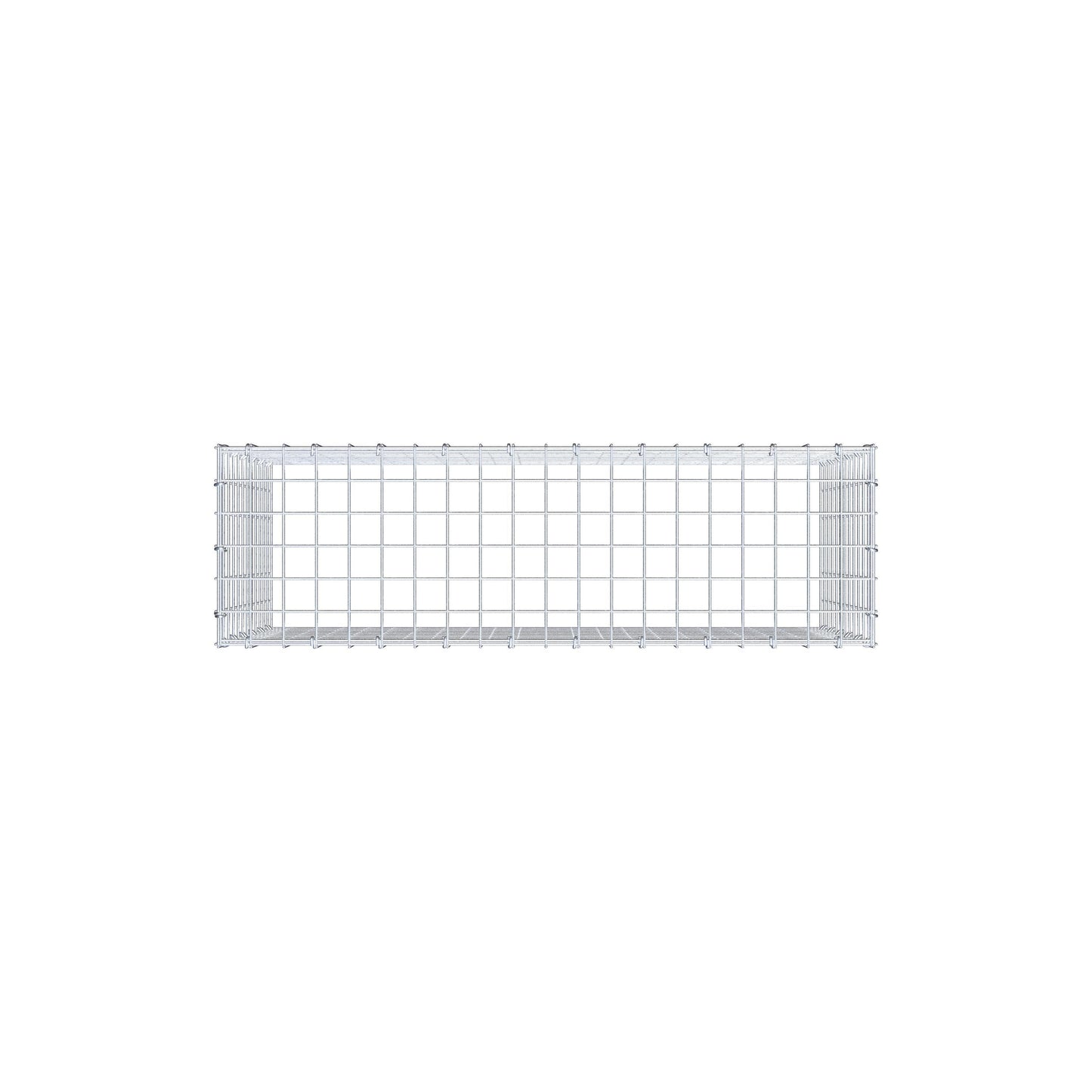 Anbaugabione Typ 3 100 cm x 60 cm x 30 cm (L x H x T), Maschenweite 5 cm x 5 cm, C-Ring