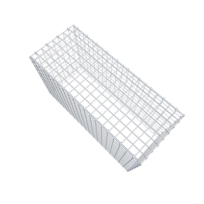 Typ 3 påbyggnadsgabion 100 cm x 60 cm x 40 cm (L x H x D), maskstorlek 5 cm x 5 cm, C-ring