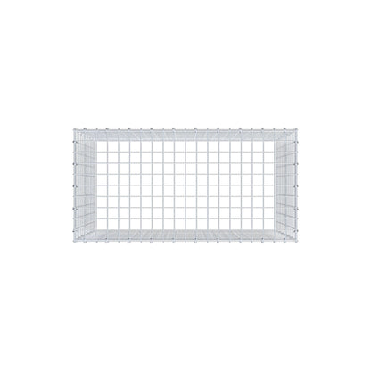 Anbaugabione Typ 3 100 cm x 70 cm x 50 cm (L x H x T), Maschenweite 5 cm x 5 cm, C-Ring