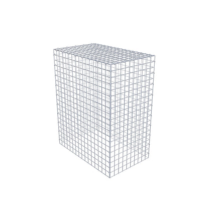 Gavión complementario de tipo 3 100 cm x 80 cm x 50 cm (L x A x P), malla 5 cm x 5 cm, anillo en C