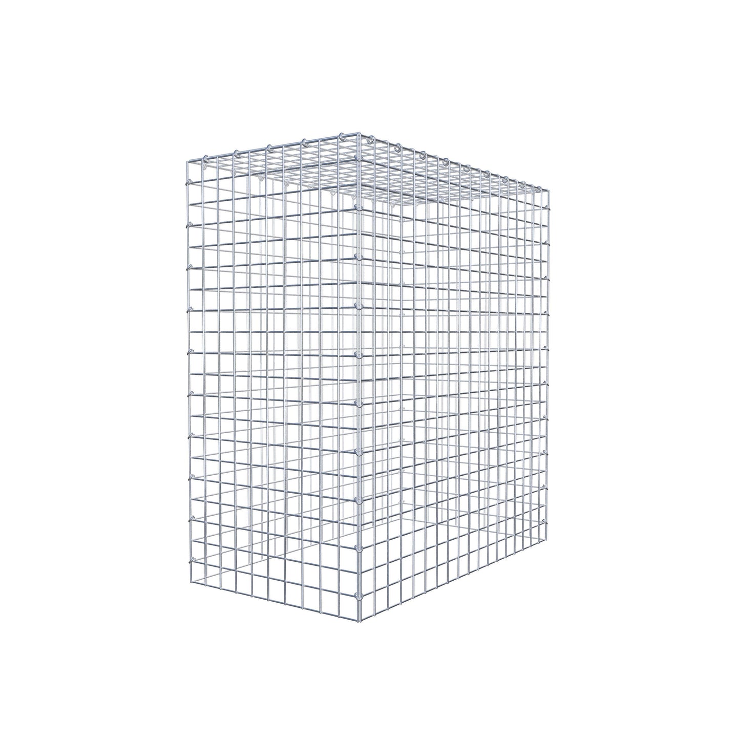 Monteret gabion type 3 100 cm x 90 cm x 50 cm (L x H x D), maskestørrelse 5 cm x 5 cm, C-ring