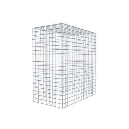 Monteret gabion type 3 100 cm x 90 cm x 50 cm (L x H x D), maskestørrelse 5 cm x 5 cm, C-ring