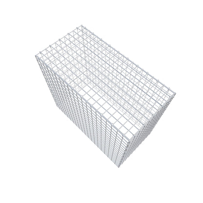 Monteret gabion type 3 100 cm x 90 cm x 50 cm (L x H x D), maskestørrelse 5 cm x 5 cm, C-ring