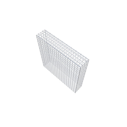 Gabbione fissabile tipo 3 100 cm x 100 cm x 20 cm (L x H x P), maglia 5 cm x 5 cm, anello a C