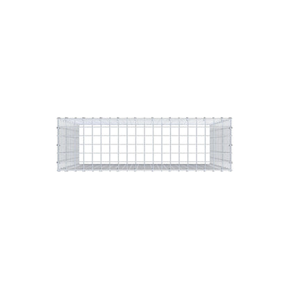 Anbaugabione Typ 3 100 cm x 100 cm x 30 cm (L x H x T), Maschenweite 5 cm x 5 cm, C-Ring