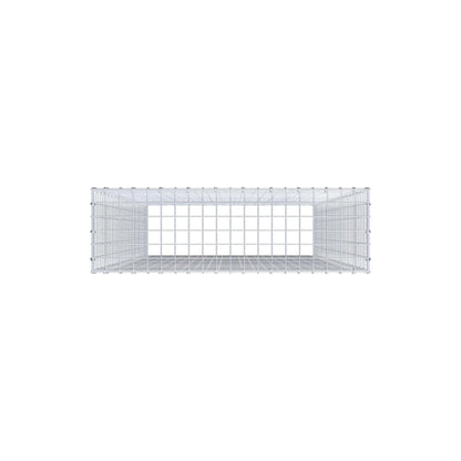 Anbaugabione Typ 3 200 cm x 100 cm x 30 cm (L x H x T), Maschenweite 5 cm x 5 cm, C-Ring
