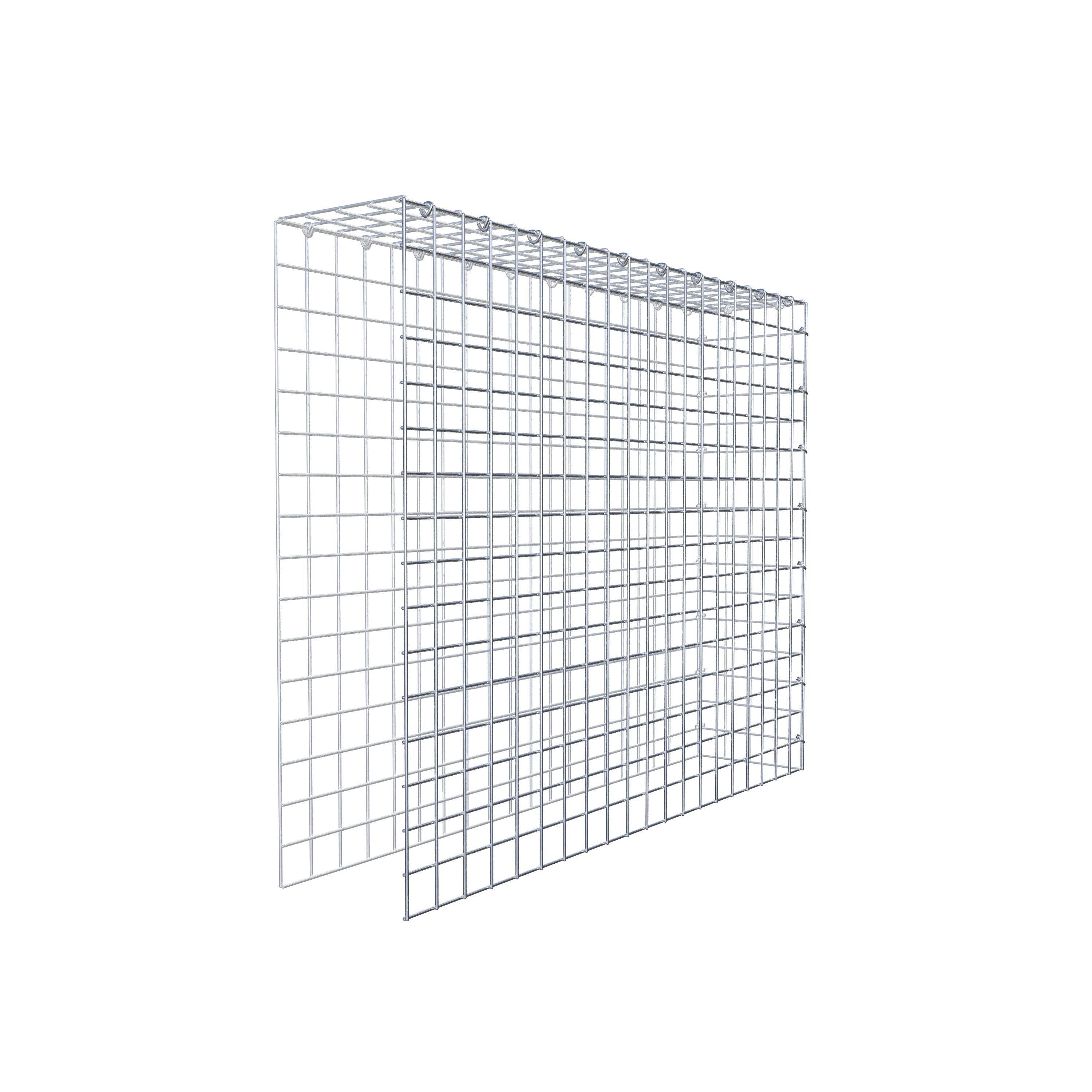 Anbaugabione Typ 4 100 cm x 80 cm x 20 cm (L x H x T), Maschenweite 5 cm x 5 cm, C-Ring