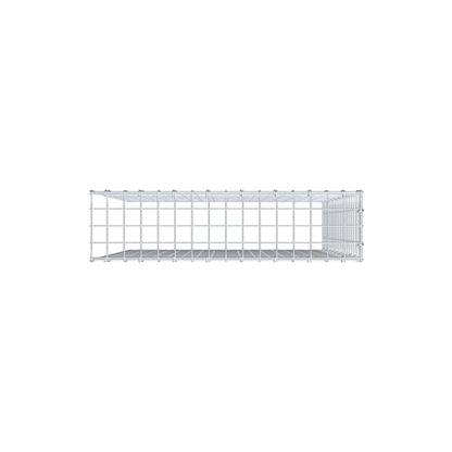Add-on schanskorf type 4 100 cm x 80 cm x 20 cm (L x H x D), maaswijdte 5 cm x 5 cm, C-ring