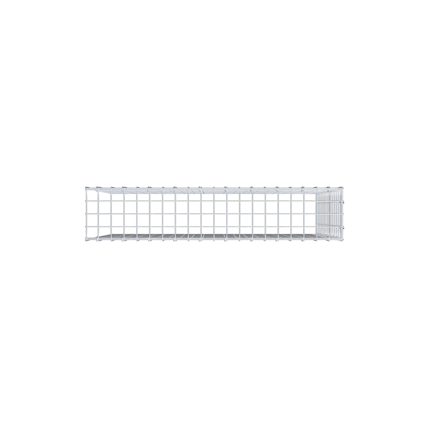 Add-on schanskorf type 4 100 cm x 80 cm x 20 cm (L x H x D), maaswijdte 5 cm x 5 cm, C-ring