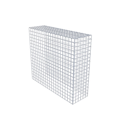 Gabbione aggiuntivo tipo 4 100 cm x 90 cm x 30 cm (L x H x P), maglia 5 cm x 5 cm, anello a C