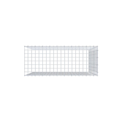 Monteret gabion type 4 100 cm x 100 cm x 40 cm (L x H x D), maskestørrelse 5 cm x 5 cm, C-ring