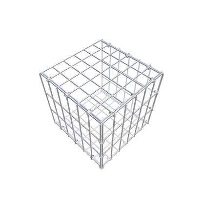 Gabbione aggiuntivo tipo 2 30 cm x 30 cm x 30 cm, maglia 5 cm x 10 cm, anello a C