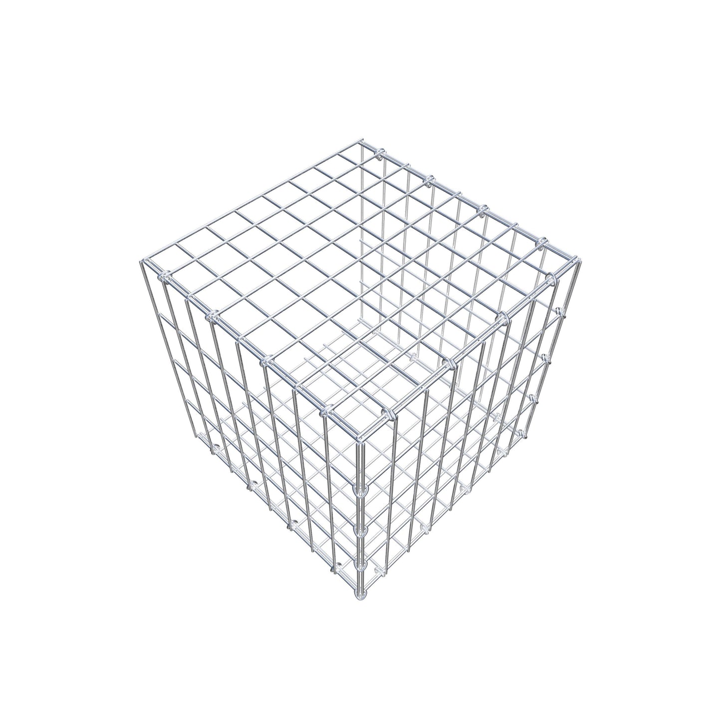 Gavión adicional tipo 2 40 cm x 40 cm x 40 cm, malla 5 cm x 10 cm, anillo en C