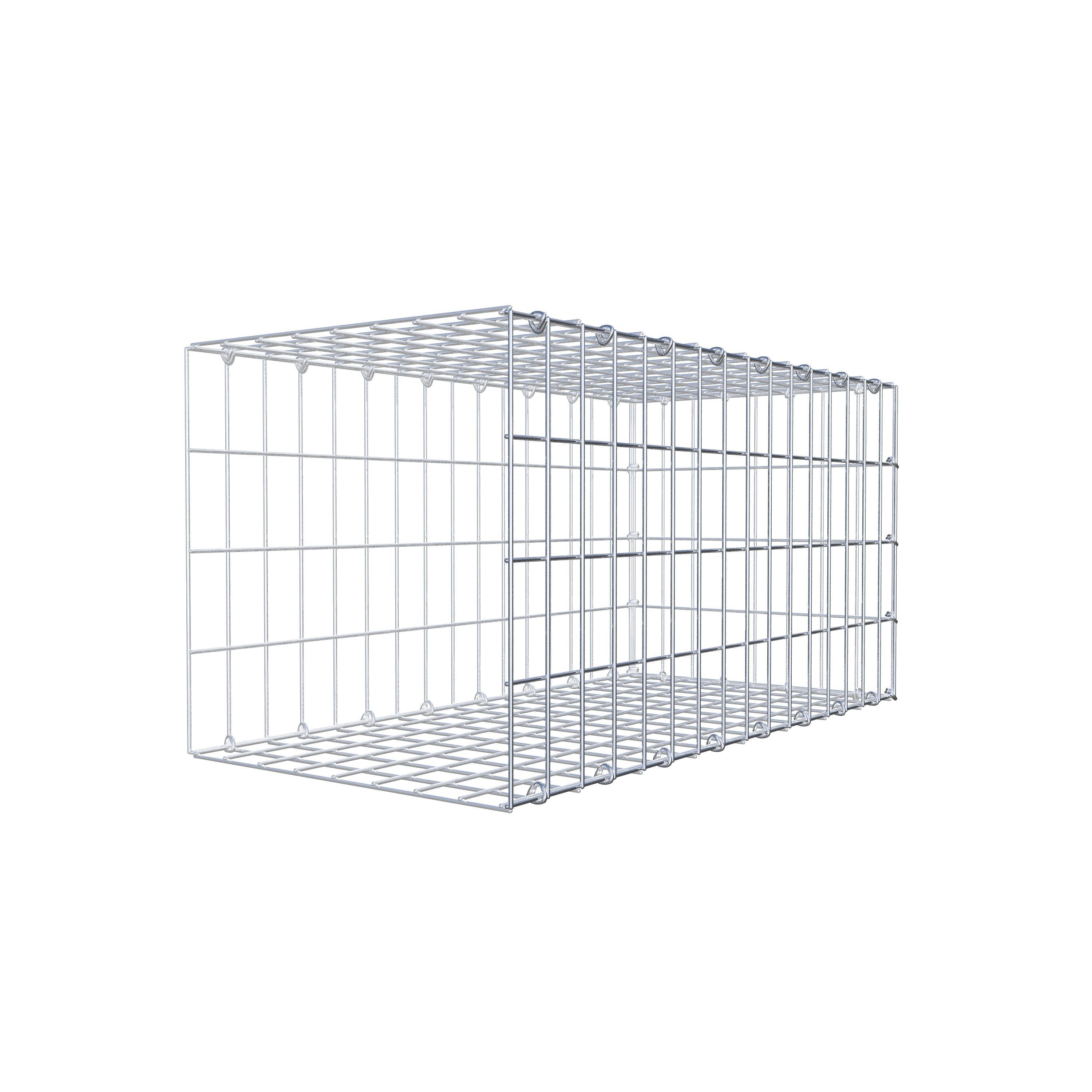 Toegevoegde pool type 2 80 cm x 40 cm x 40 cm, maaswijdte 5 cm x 10 cm, C-ring